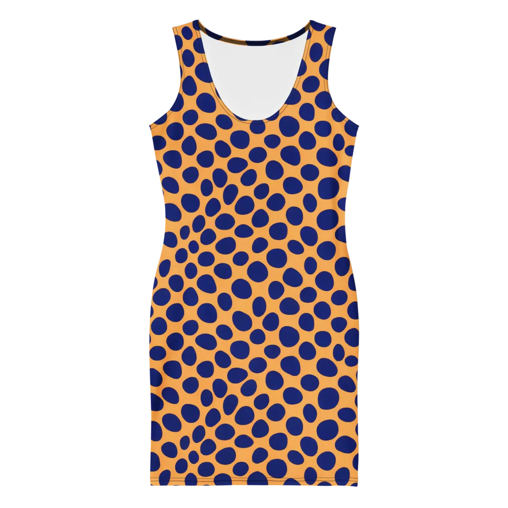 Cobalt Safari on Bodycon Dress — Front