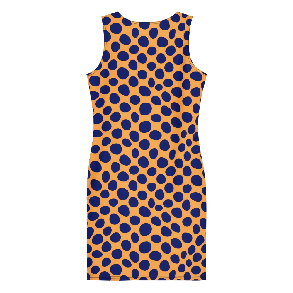 Cobalt Safari on Bodycon Dress — Back