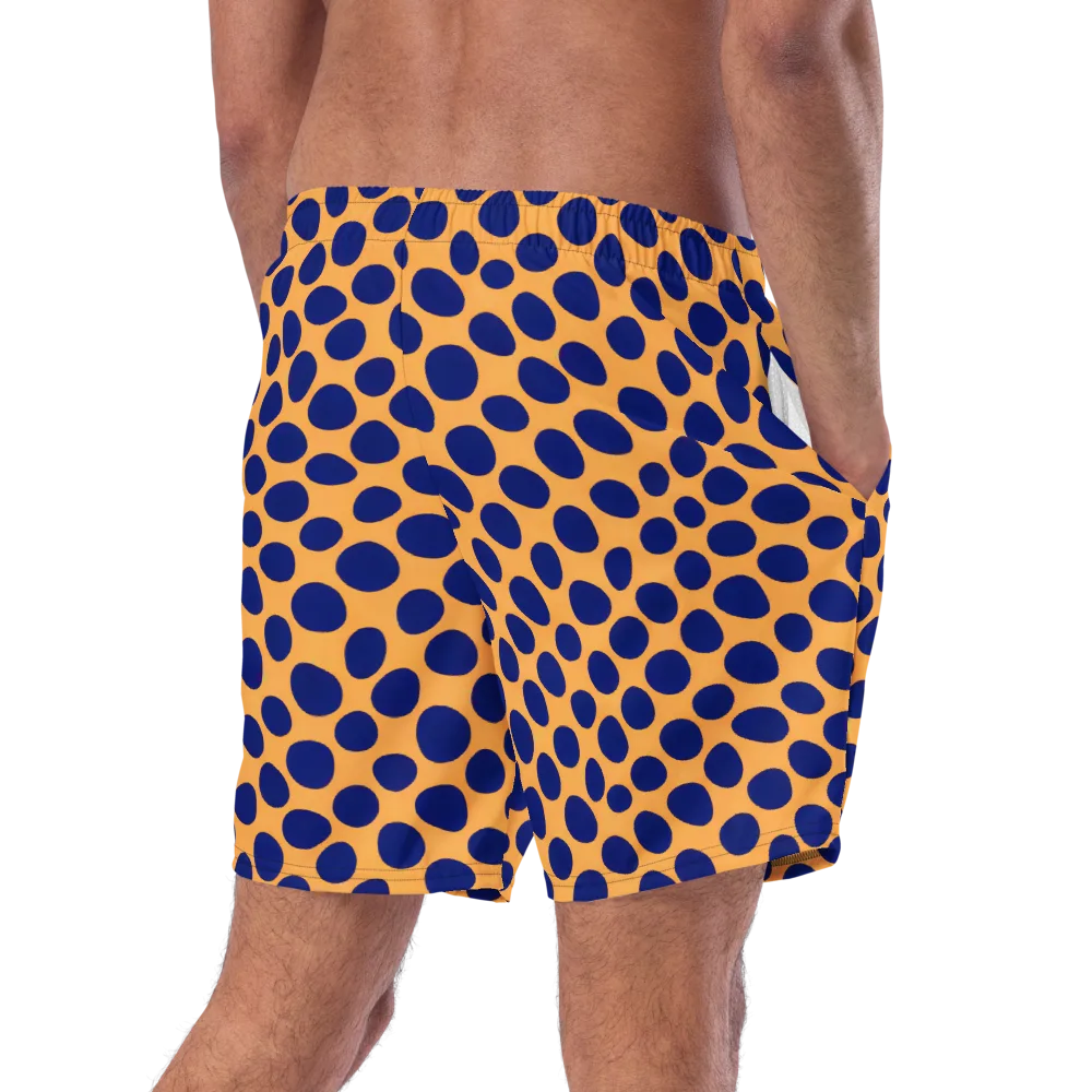 Cobalt Safari on Swim Trunks — Right Back
