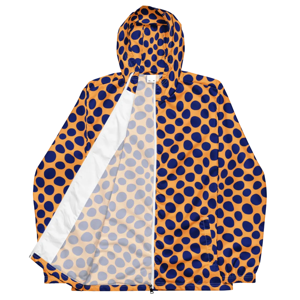 Cobalt Safari on Men's Windbreaker — Front