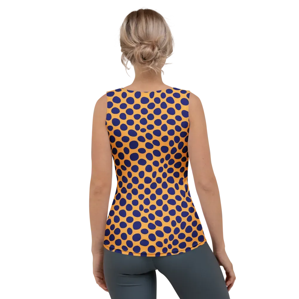 Cobalt Safari on Women's Tank Top — Back
