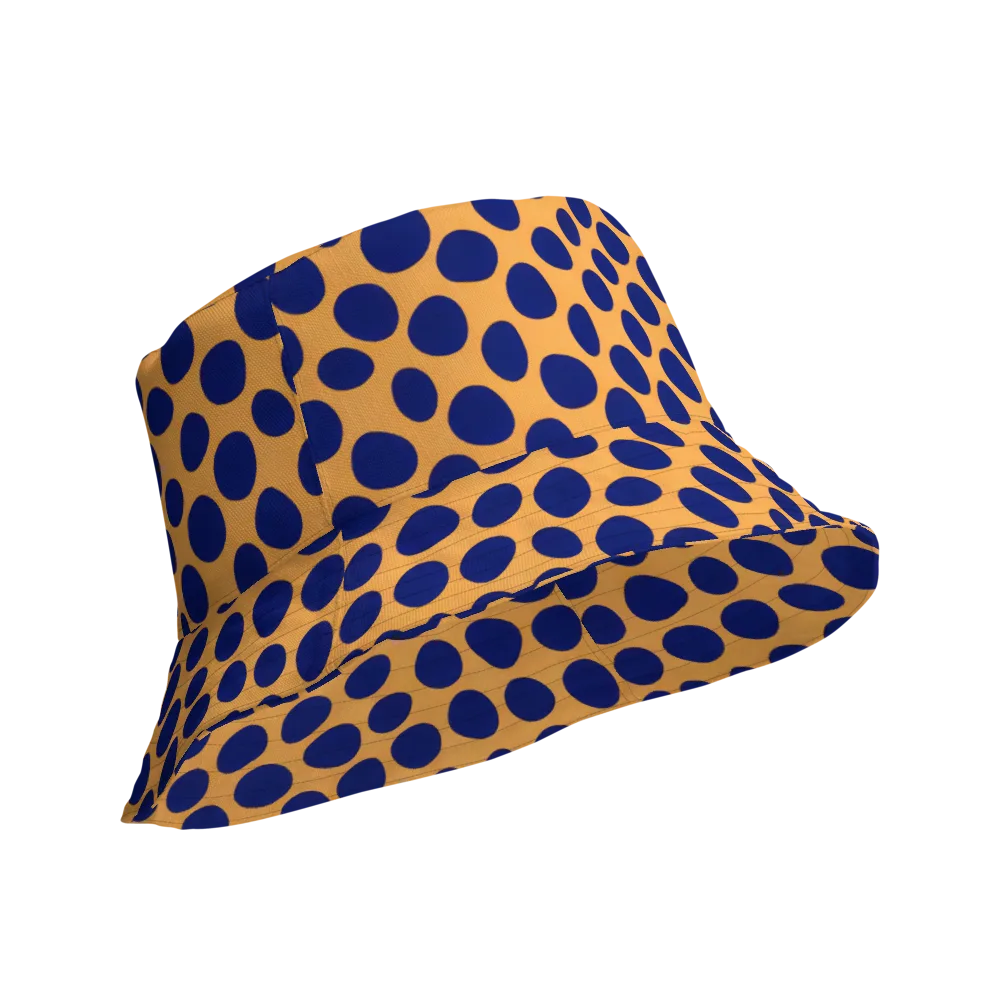 Cobalt Safari on Reversible Bucket Hat — Product details Outside