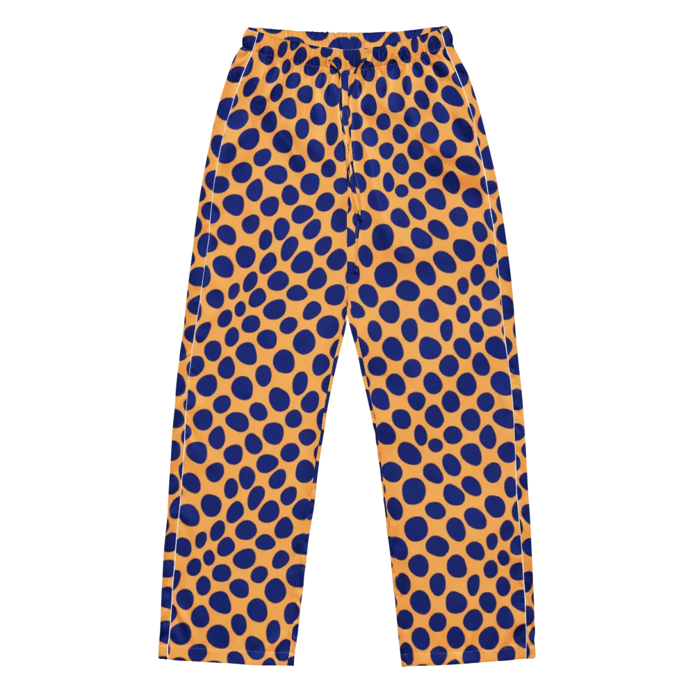Cobalt Safari on Women's Pajama Pants — Front