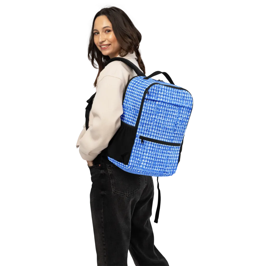 Azure Matrix on Utility Backpack — Back
