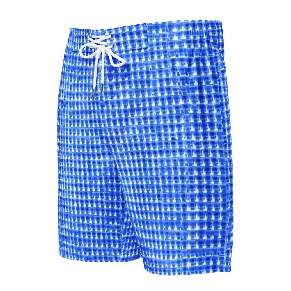 Azure Matrix on Men's Board Shorts — Front