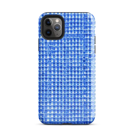 Azure Matrix on a Tough Case for iPhone®
