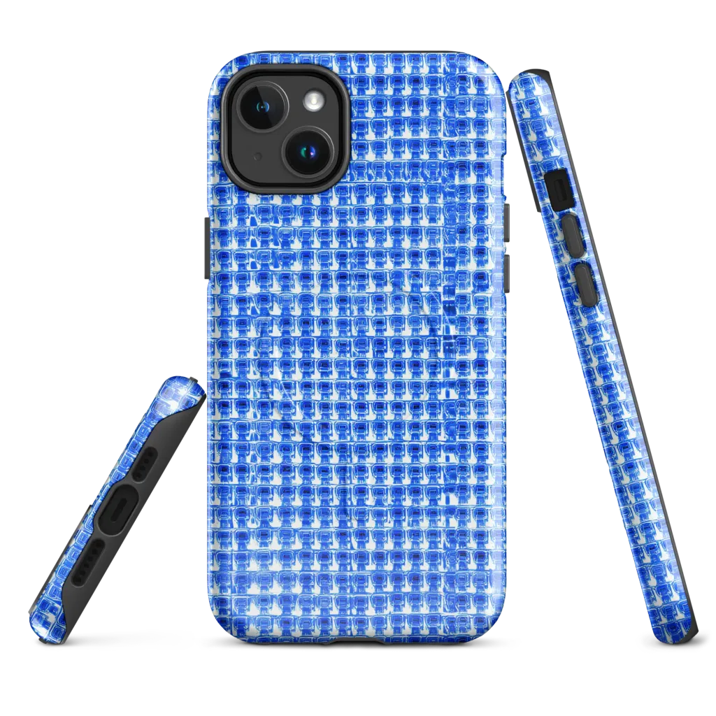 Azure Matrix on MagSafe Tough Case for iPhone® — Front