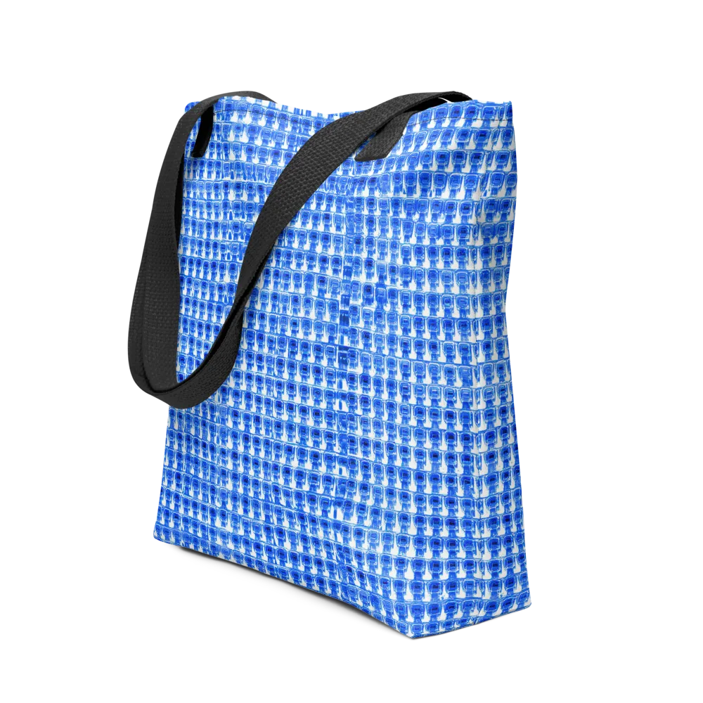 Azure Matrix on Tote Bag — Front