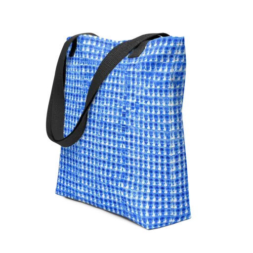 Azure Matrix on a Tote Bag