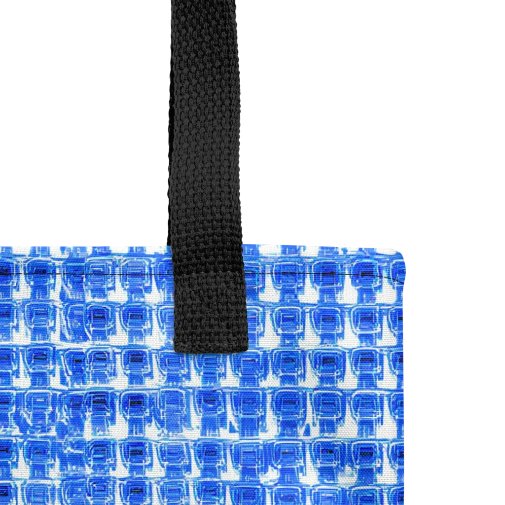 Azure Matrix on Tote Bag — Product details