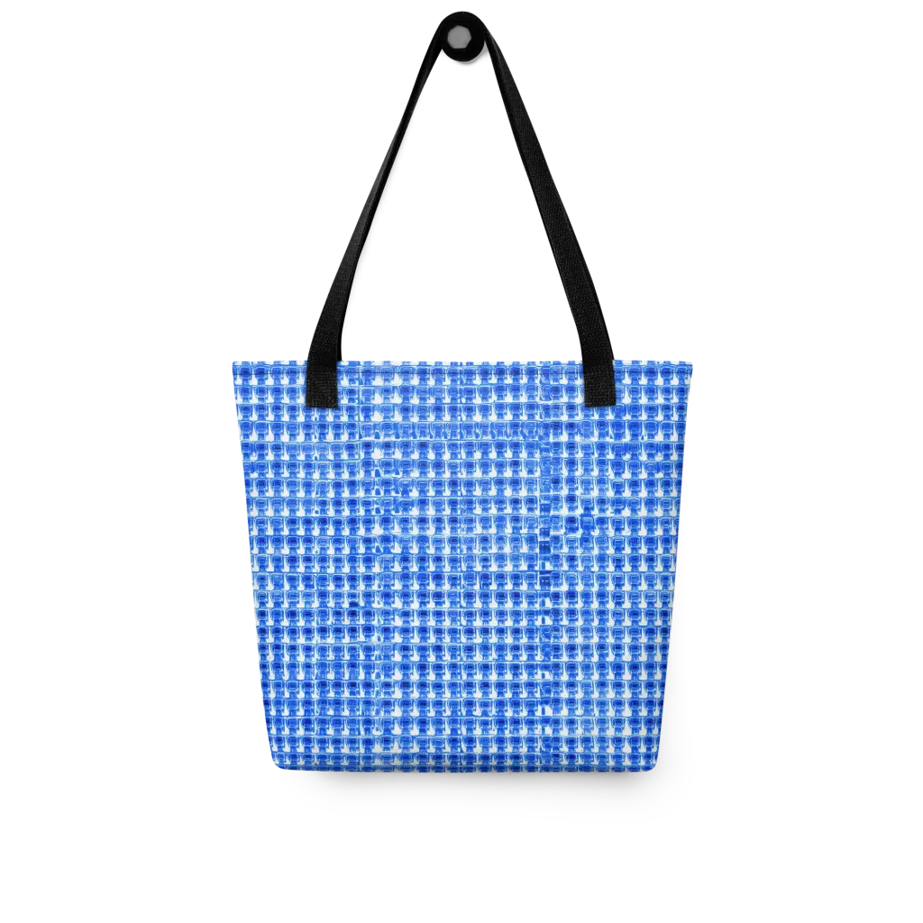 Azure Matrix on Tote Bag — Front