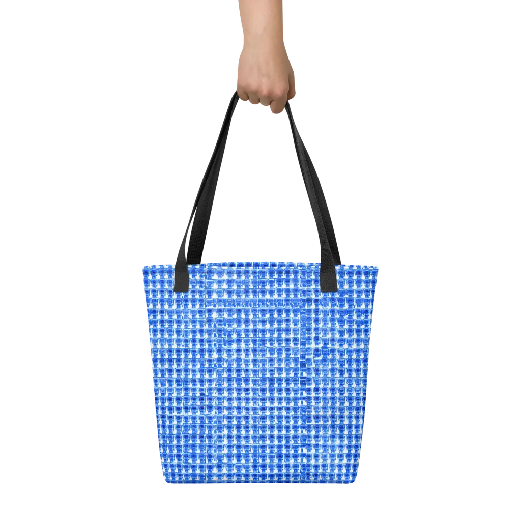 Azure Matrix on Tote Bag — Front