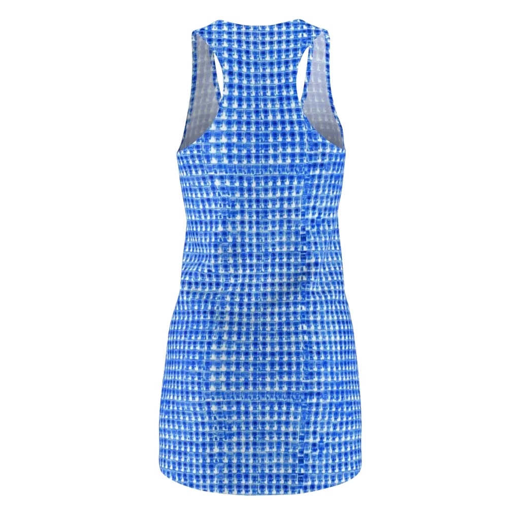 Azure Matrix on Racerback Dress — Back
