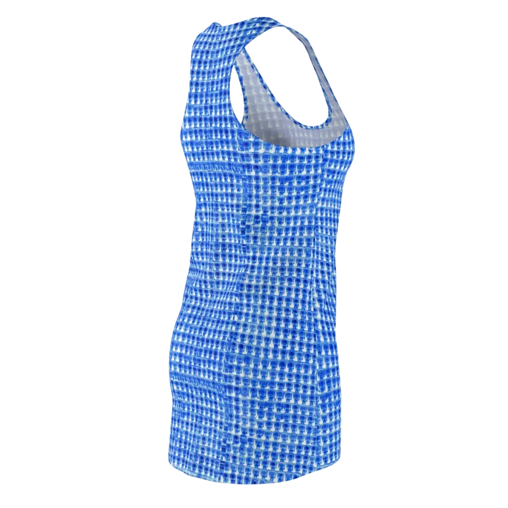 Azure Matrix on Racerback Dress — Back Side