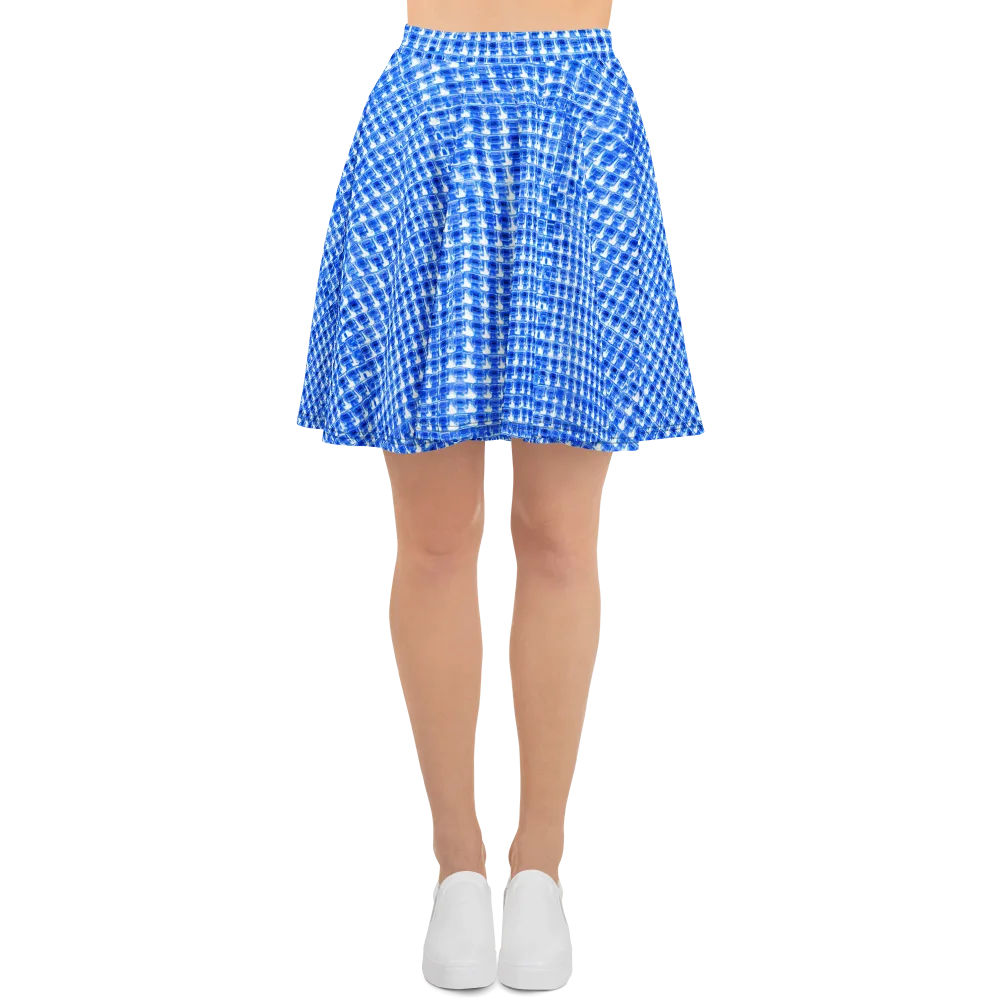 Azure Matrix on Skater Skirt — Front