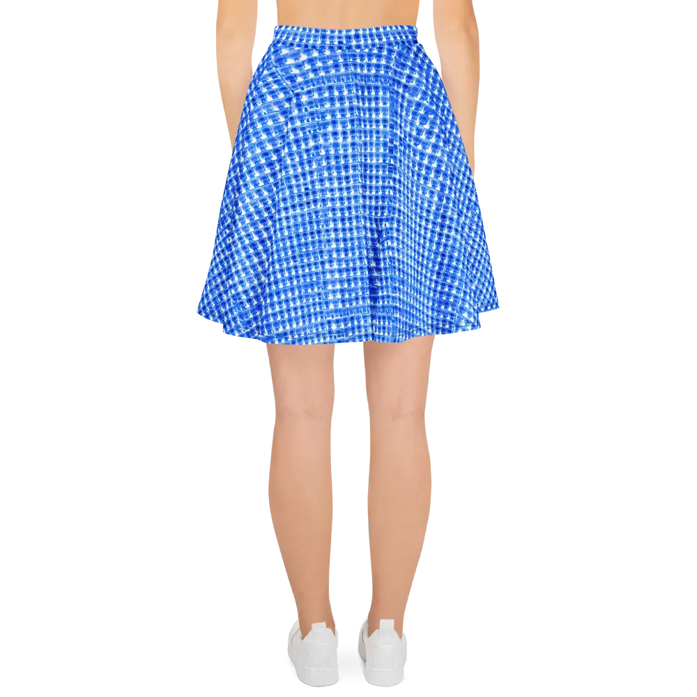 Azure Matrix on Skater Skirt — Back