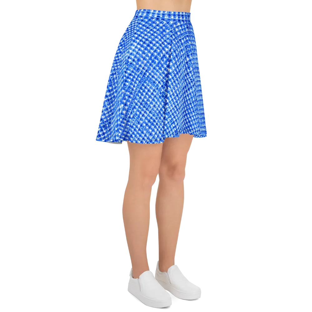 Azure Matrix on Skater Skirt — Right