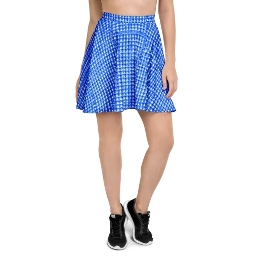 Azure Matrix on a Skater Skirt