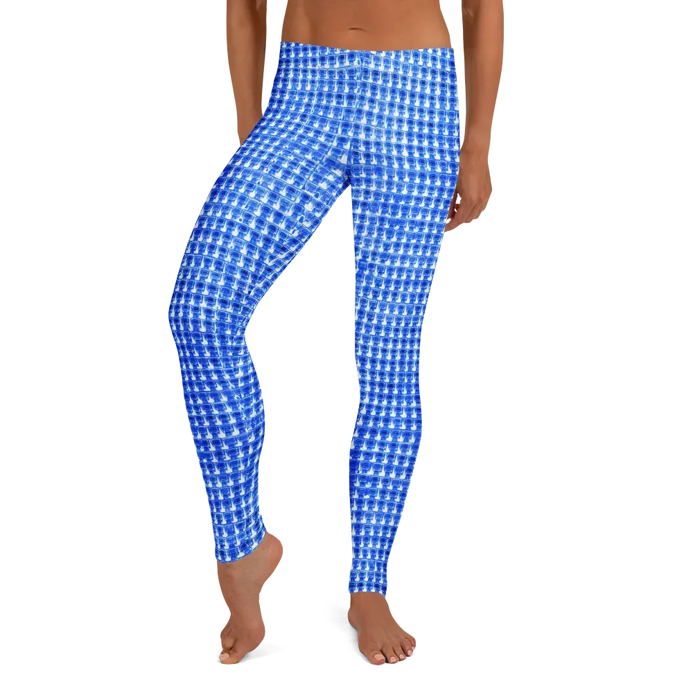Azure Matrix on Leggings — Front
