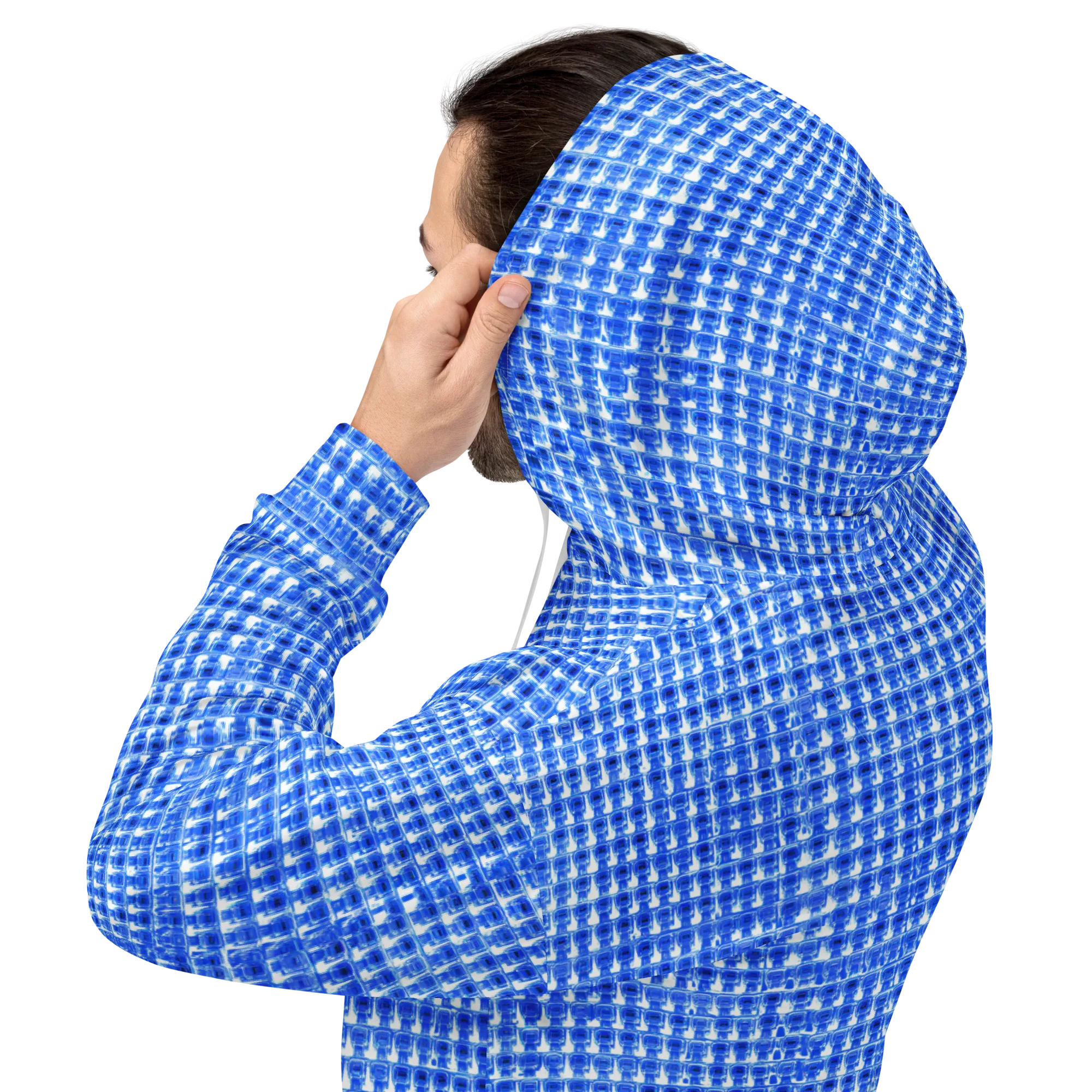 Azure Matrix on Hoodie — Back
