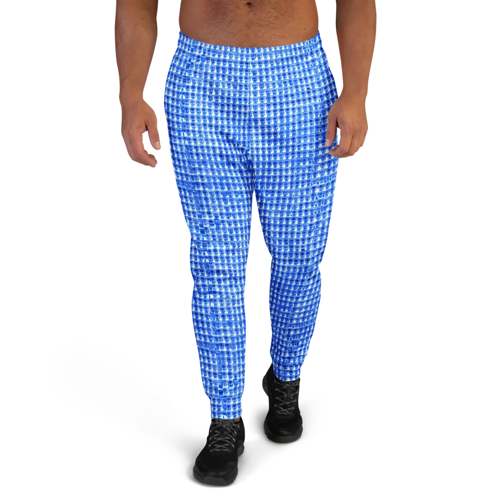 Azure Matrix on Men's Joggers — Front