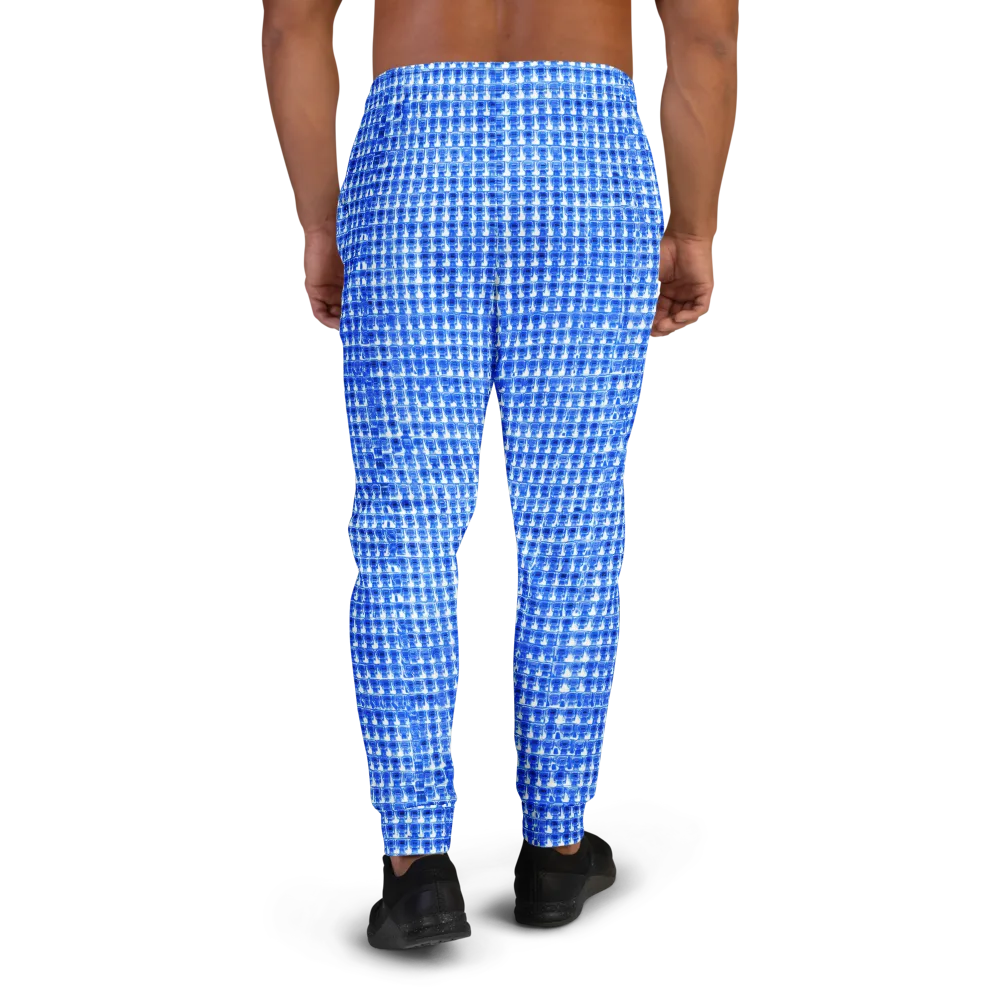 Azure Matrix on Men's Joggers — Back