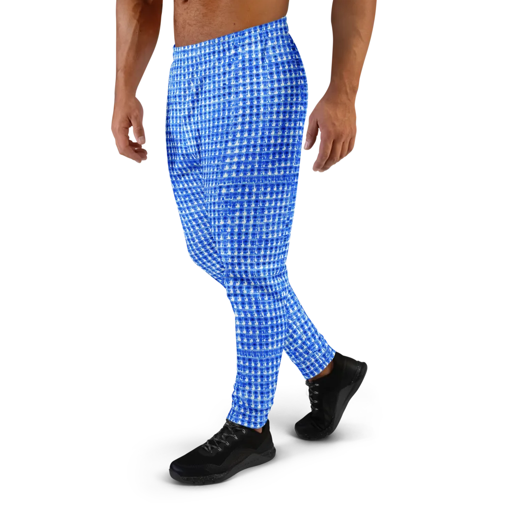 Azure Matrix on Men's Joggers — Left