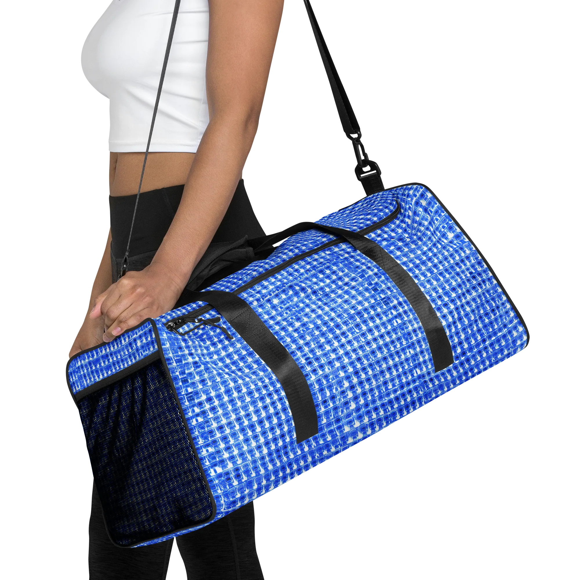 Azure Matrix on Duffle Bag — Front