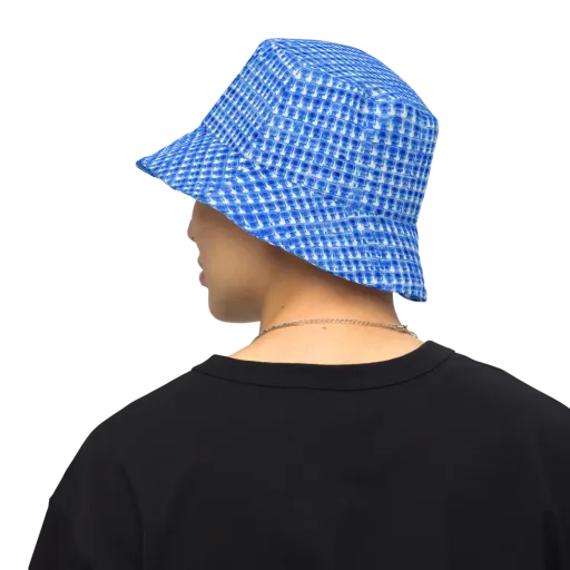 Azure Matrix on a Reversible Bucket Hat