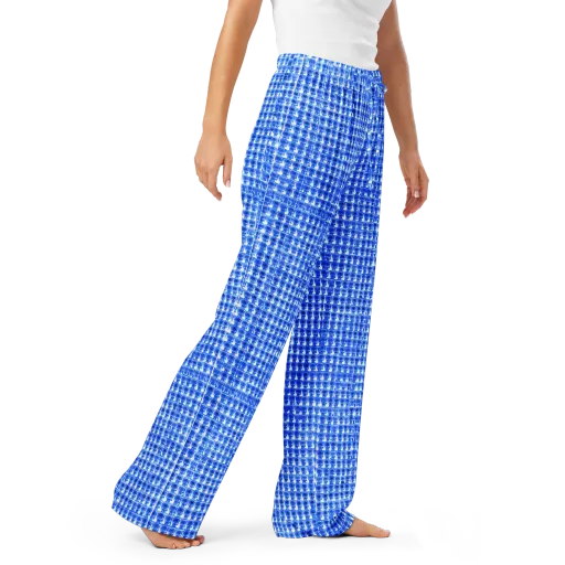 Azure Matrix on a Women's Pajama Pants