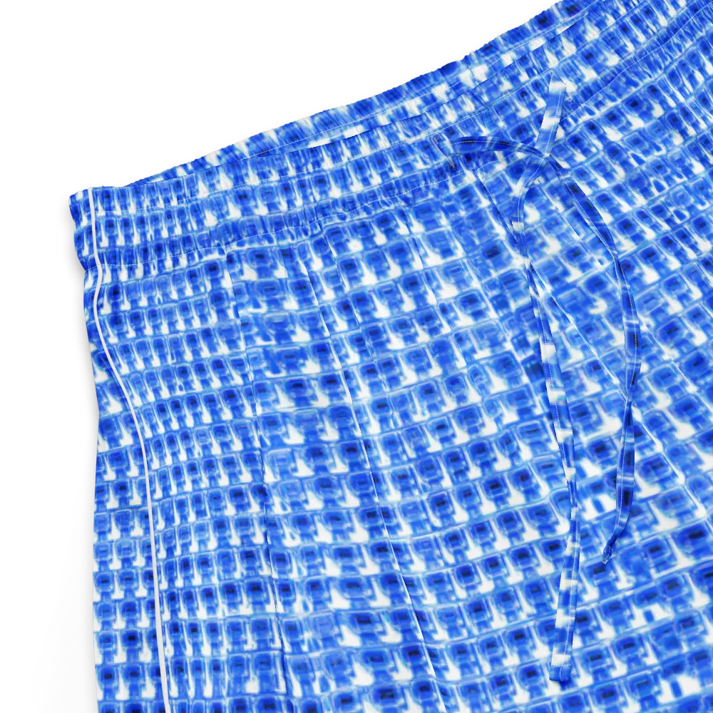 Azure Matrix on Women's Pajama Shorts — Product details