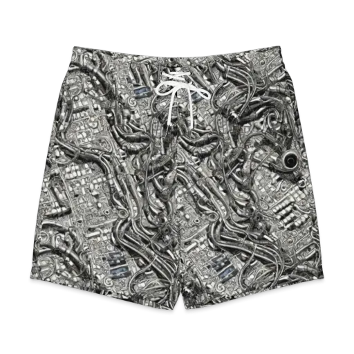 Chrome Labyrinth on a Men's Board Shorts