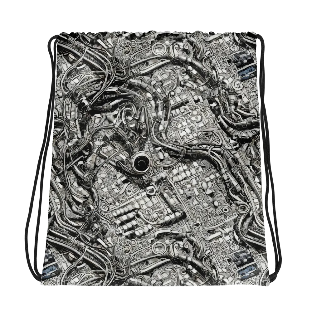 Chrome Labyrinth on Drawstring Bag — Photo