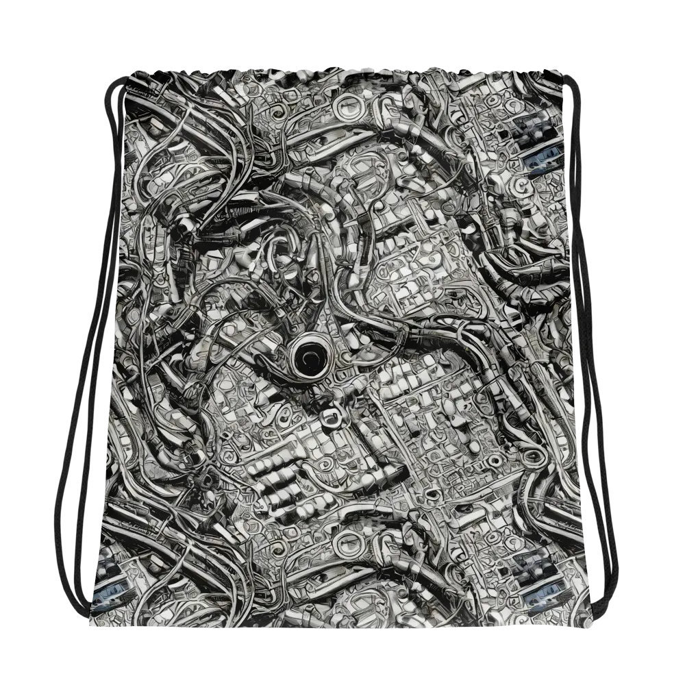 Chrome Labyrinth on Drawstring Bag — Photo