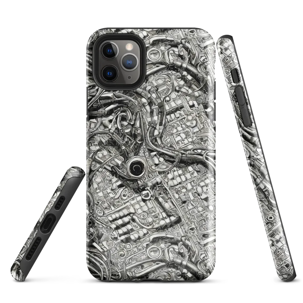 Chrome Labyrinth on Tough Case for iPhone® — Front