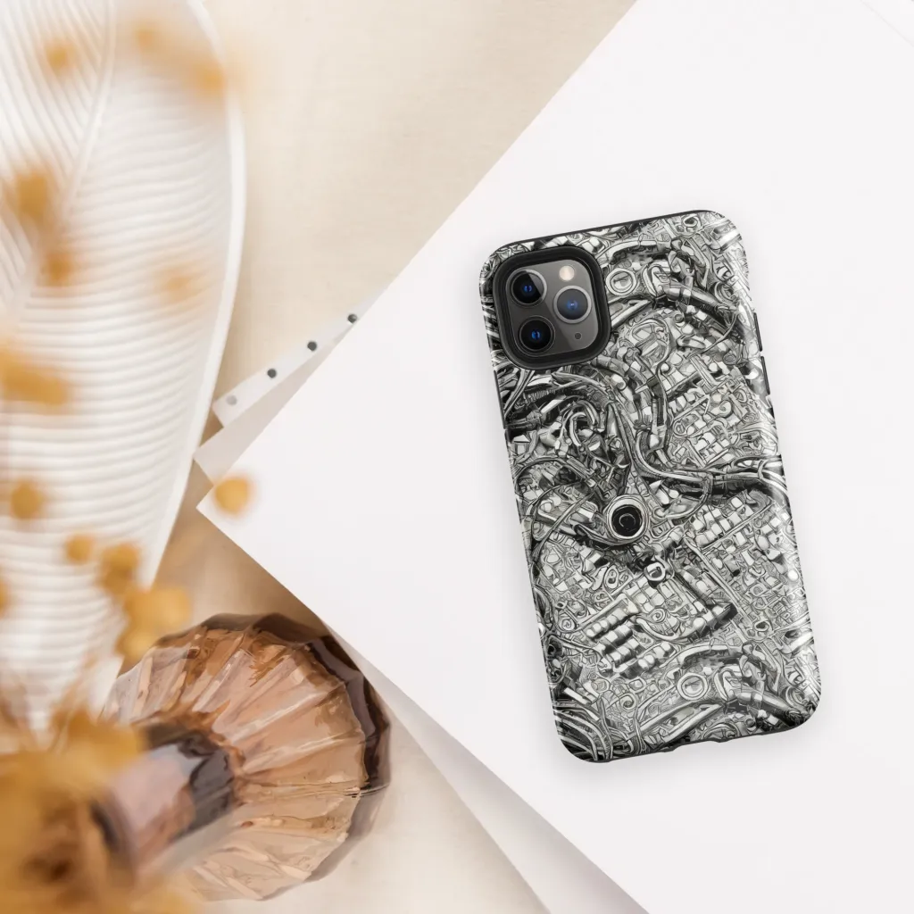Chrome Labyrinth on Tough Case for iPhone® — Front