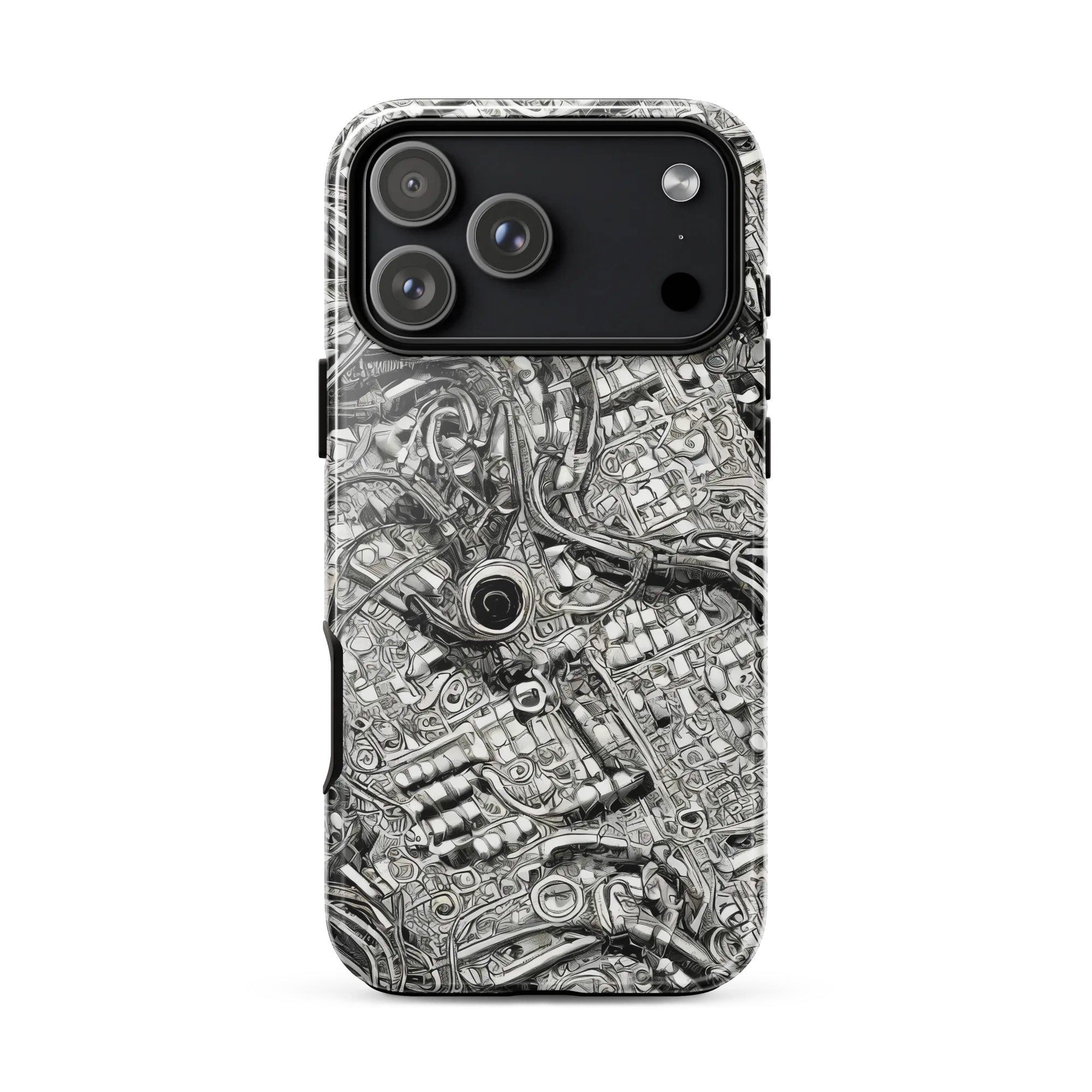 Chrome Labyrinth on Tough Case for iPhone® — Front