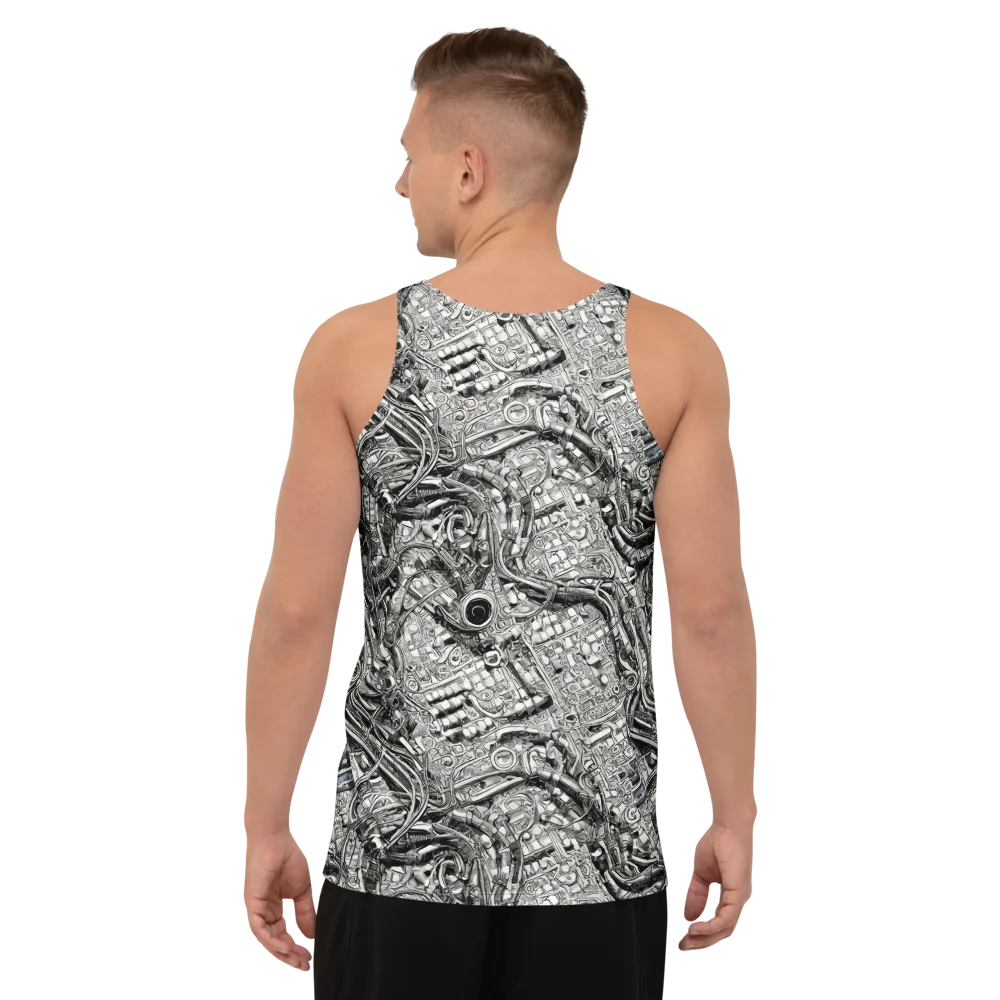 Chrome Labyrinth on Men's Tank Top — Back