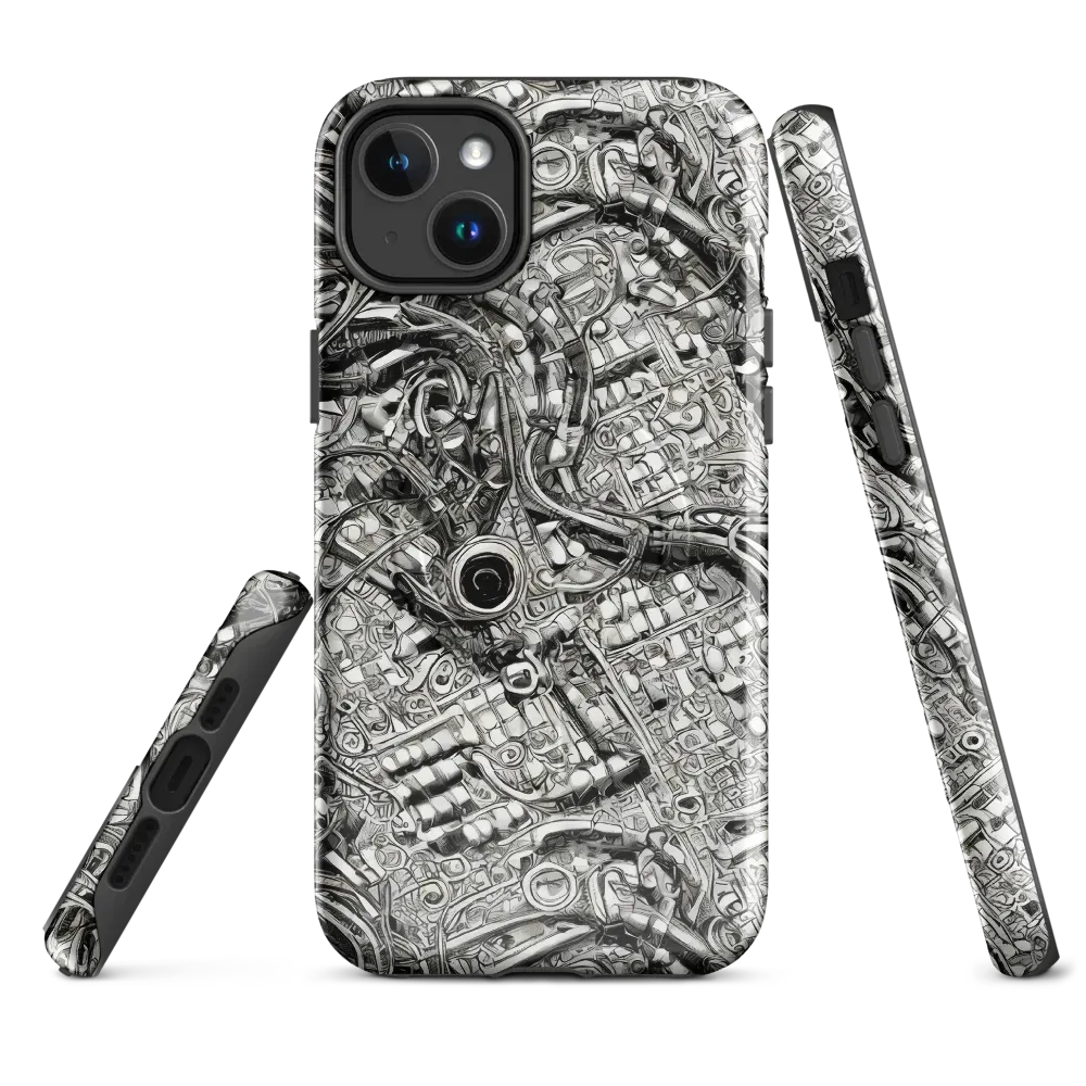 Chrome Labyrinth on MagSafe Tough Case for iPhone® — Front