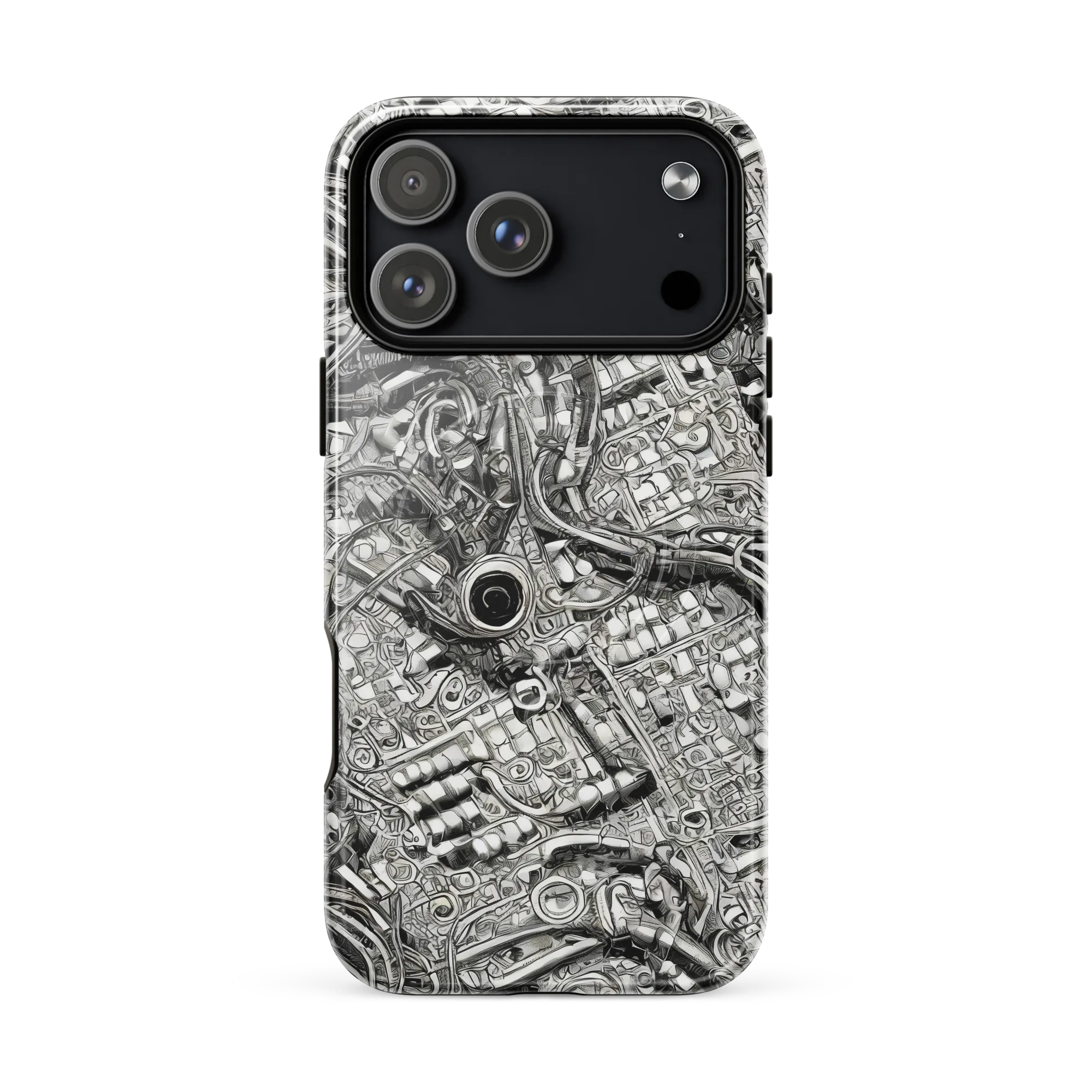 Chrome Labyrinth on MagSafe Tough Case for iPhone® — Front