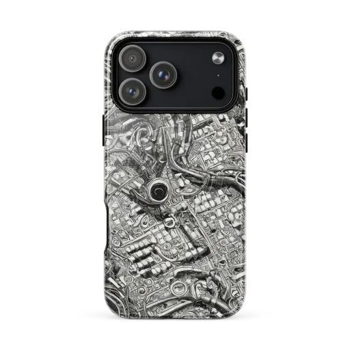 Chrome Labyrinth on a MagSafe Tough Case for iPhone®
