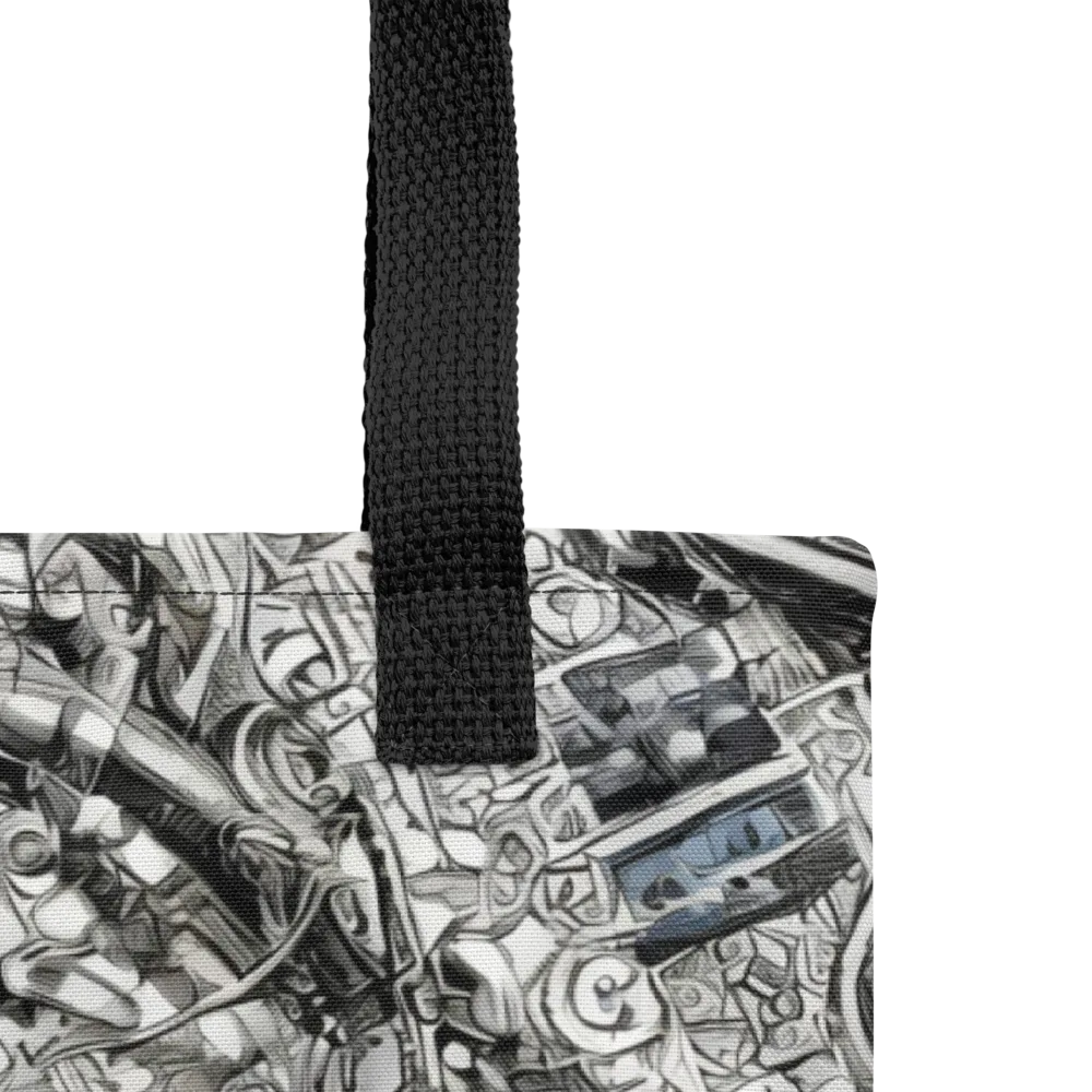 Chrome Labyrinth on Tote Bag — Product details