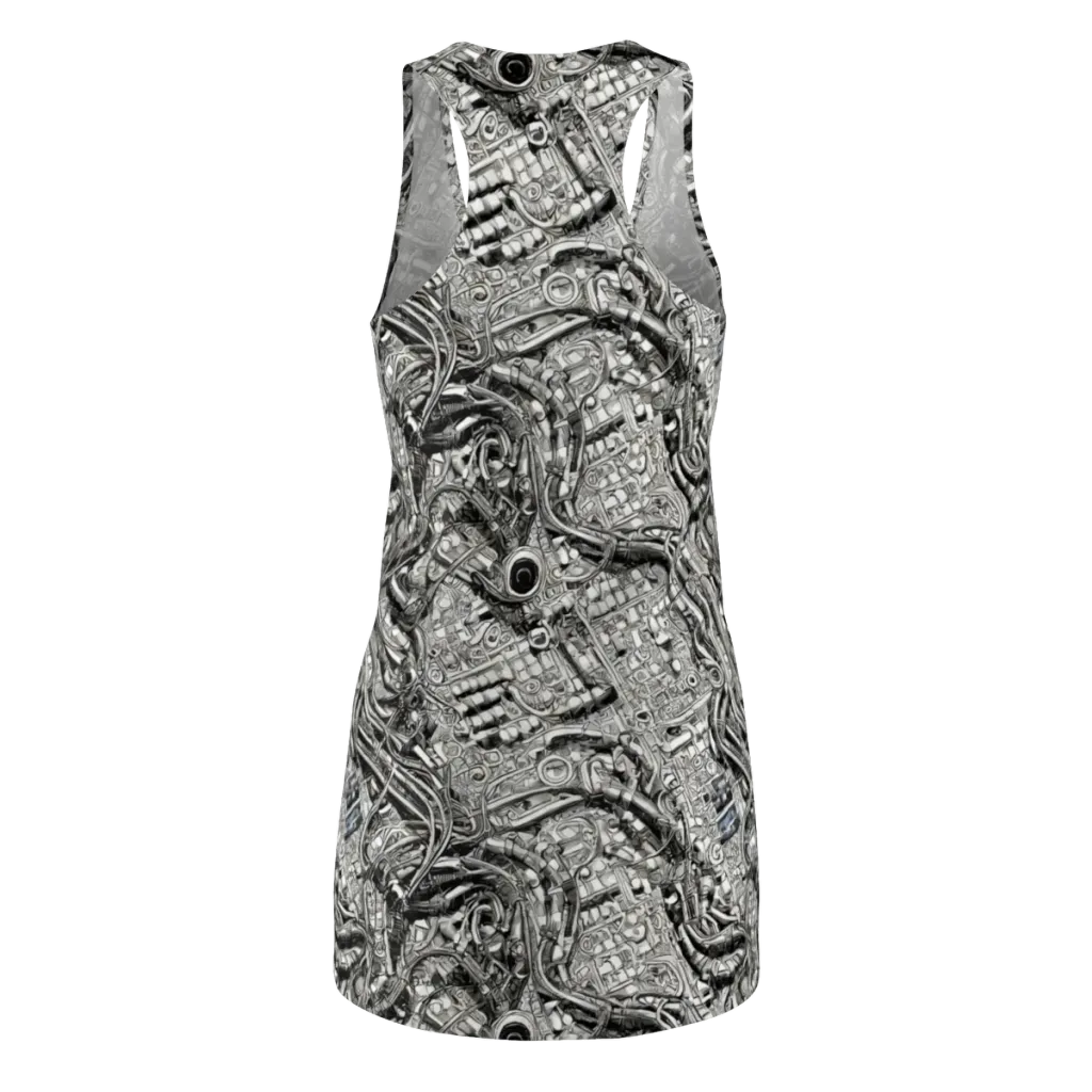 Chrome Labyrinth on Racerback Dress — Back
