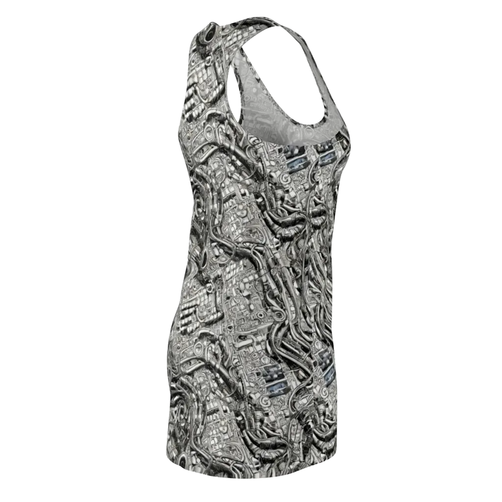 Chrome Labyrinth on Racerback Dress — Back Side