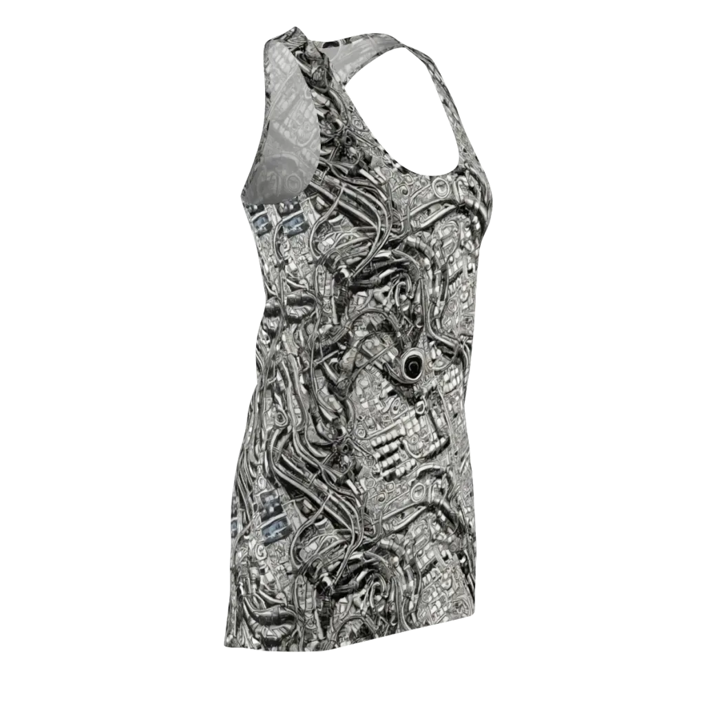 Chrome Labyrinth on Racerback Dress — Front Side