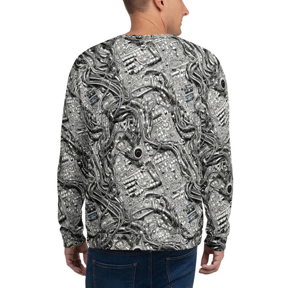Chrome Labyrinth on Sweatshirt — Back