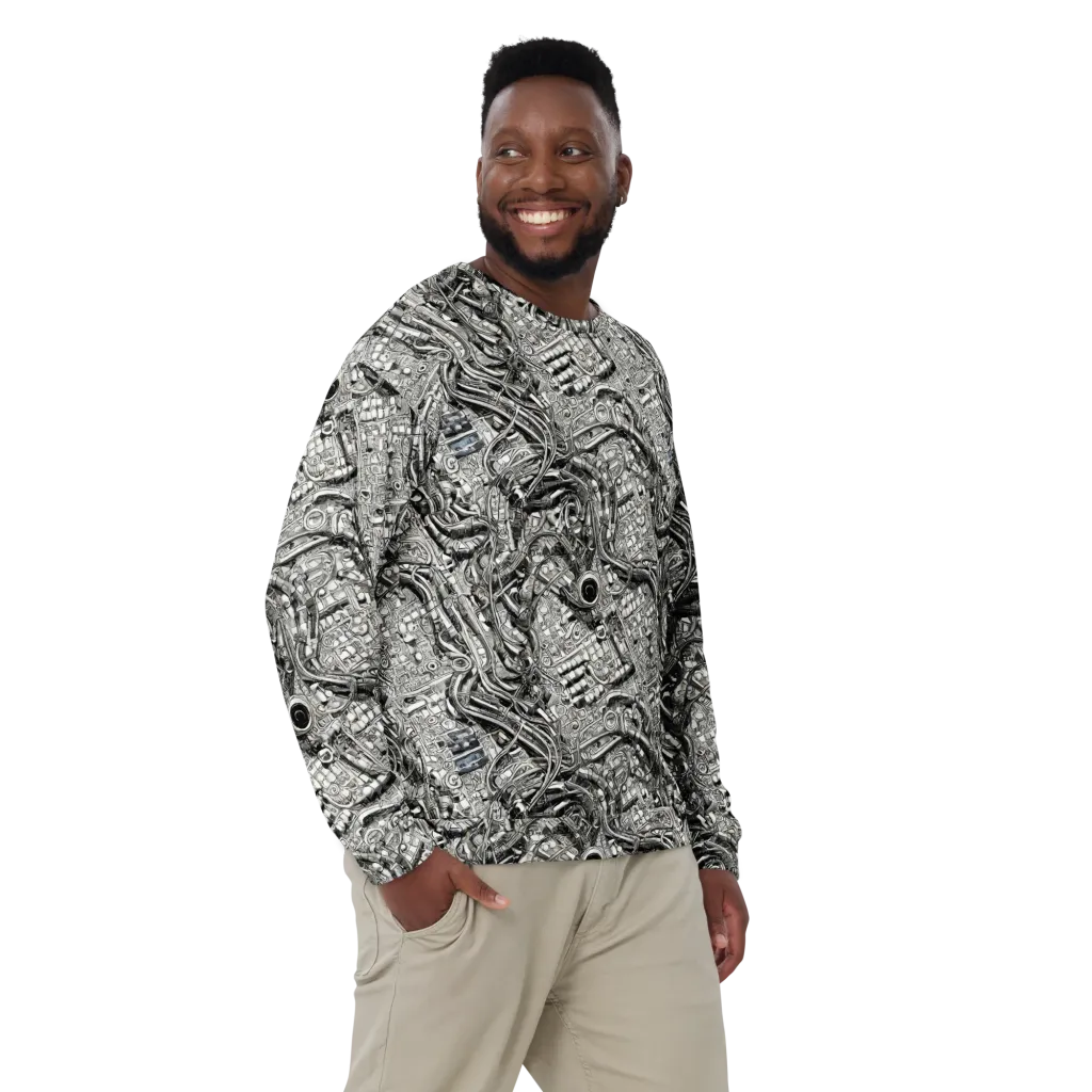 Chrome Labyrinth on Sweatshirt — Front