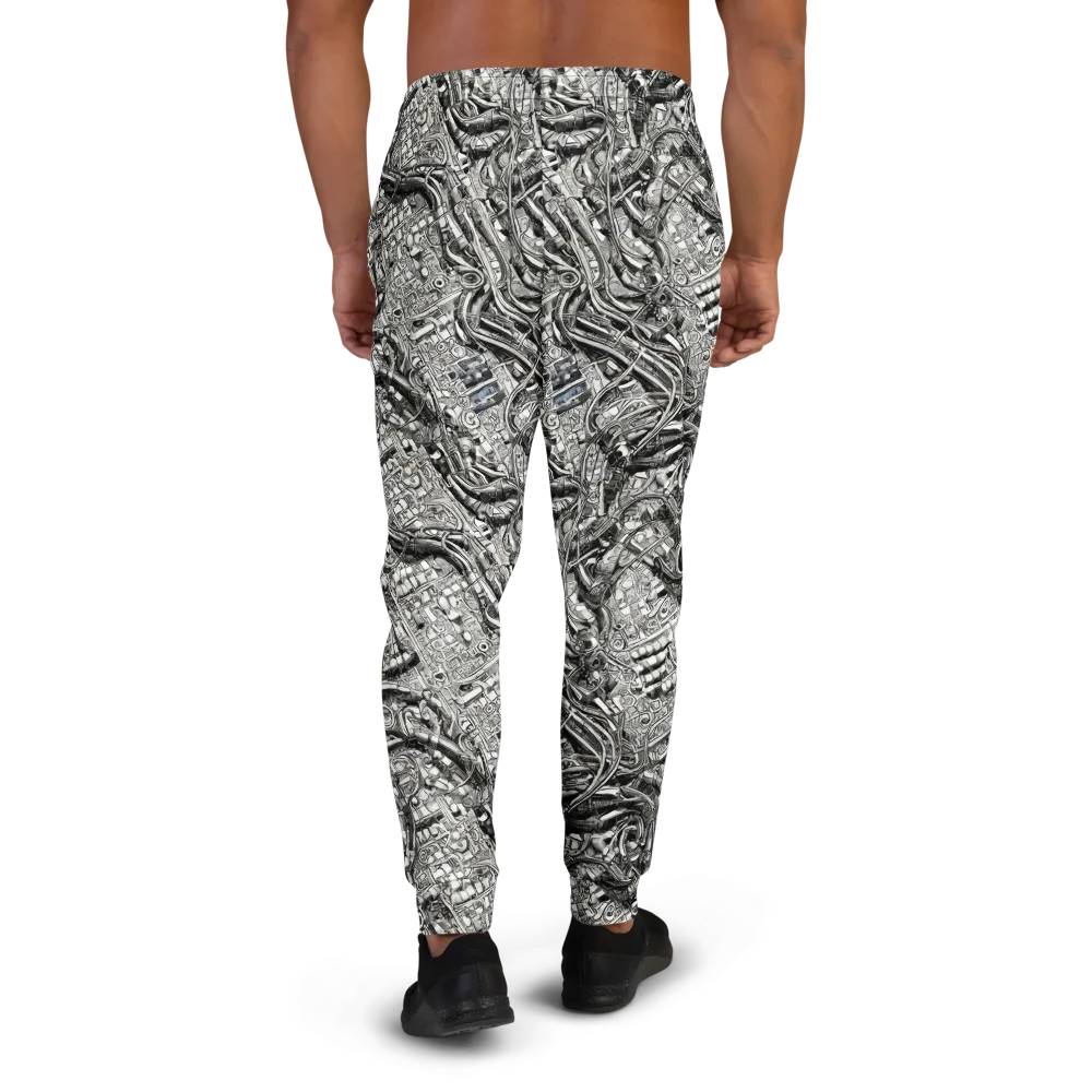 Chrome Labyrinth on Men's Joggers — Back