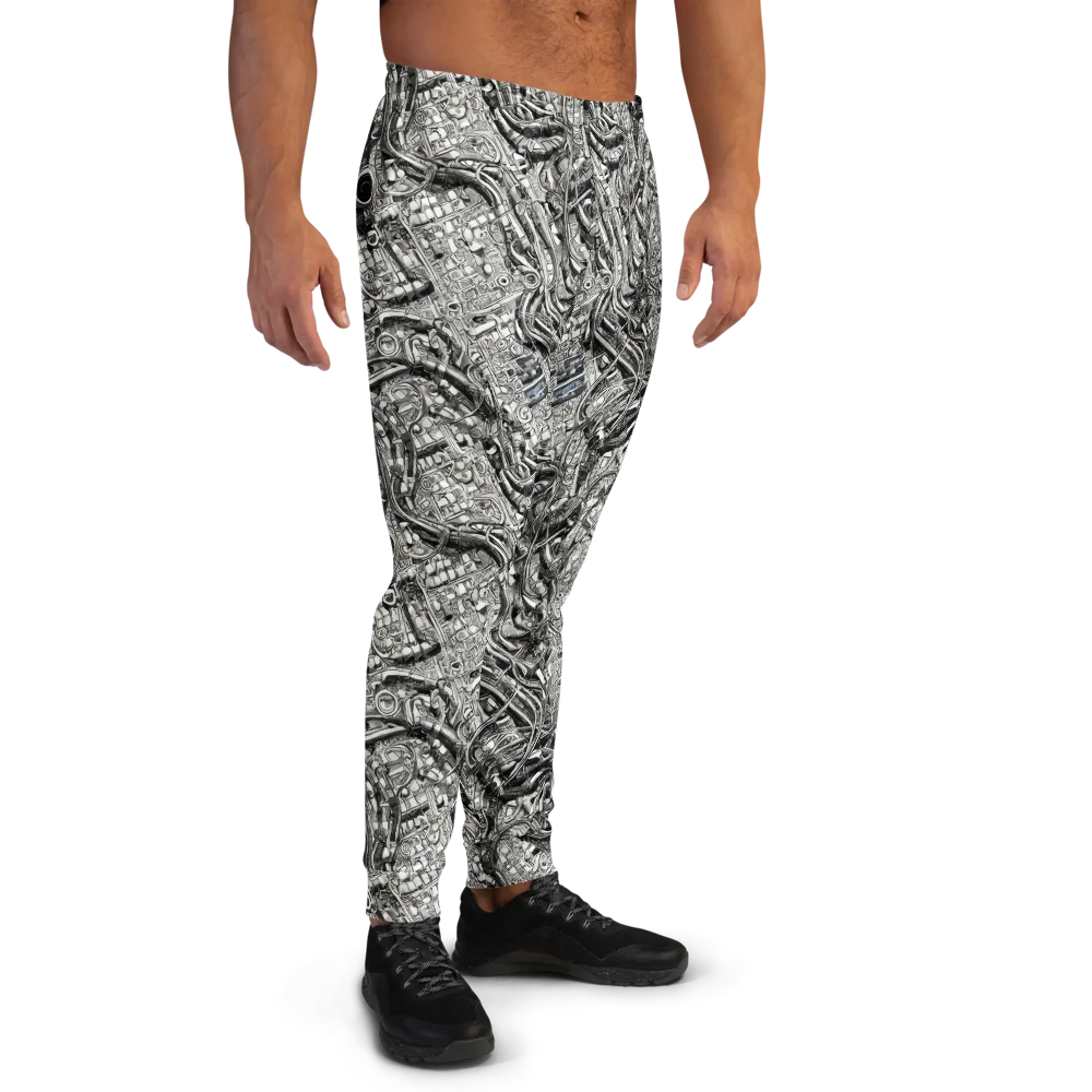 Chrome Labyrinth on Men's Joggers — Right