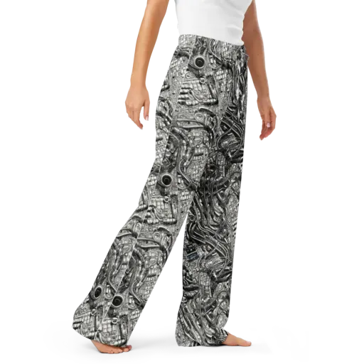 Chrome Labyrinth on a Women's Pajama Pants